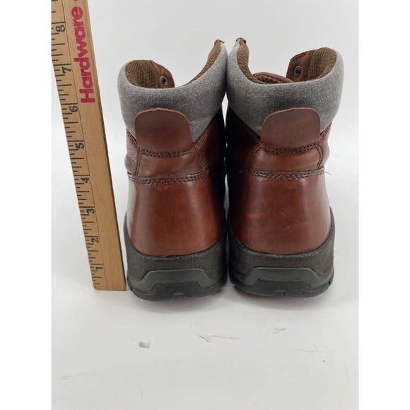 Wolverine Work Boots Men 10.5 Brown Leather Lace Up EH‎ Slip Resistant Steel Toe main image 5